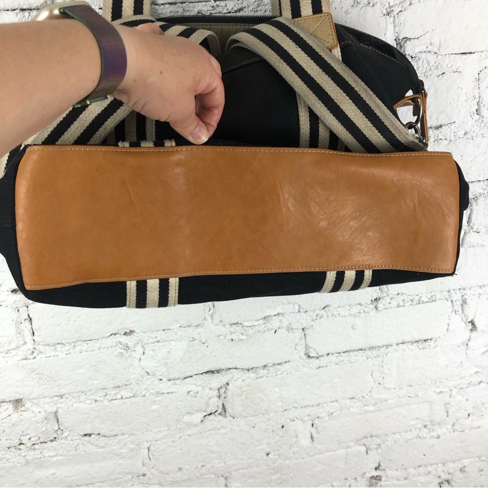 Pottery Barn Kids Black and Tan Striped Bag - Picture 12 of 12